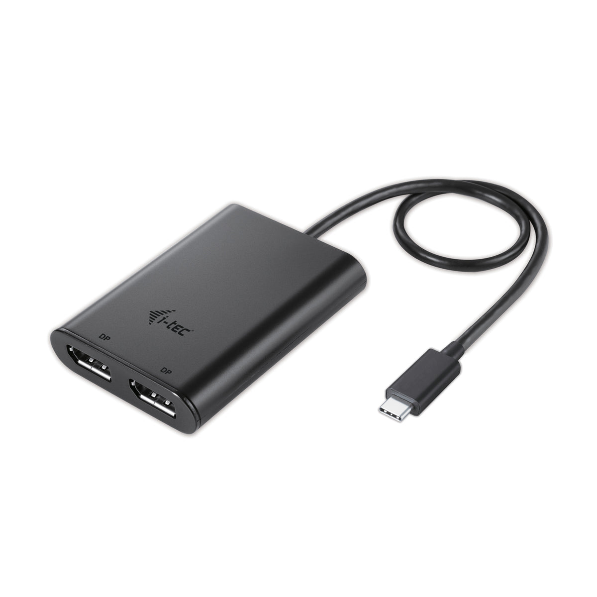 I-TEC USB C to Dual DisplayPort VideoAdapter 2xDisplayPort 4K Ultra HD compatible with Thunderbolt 3
