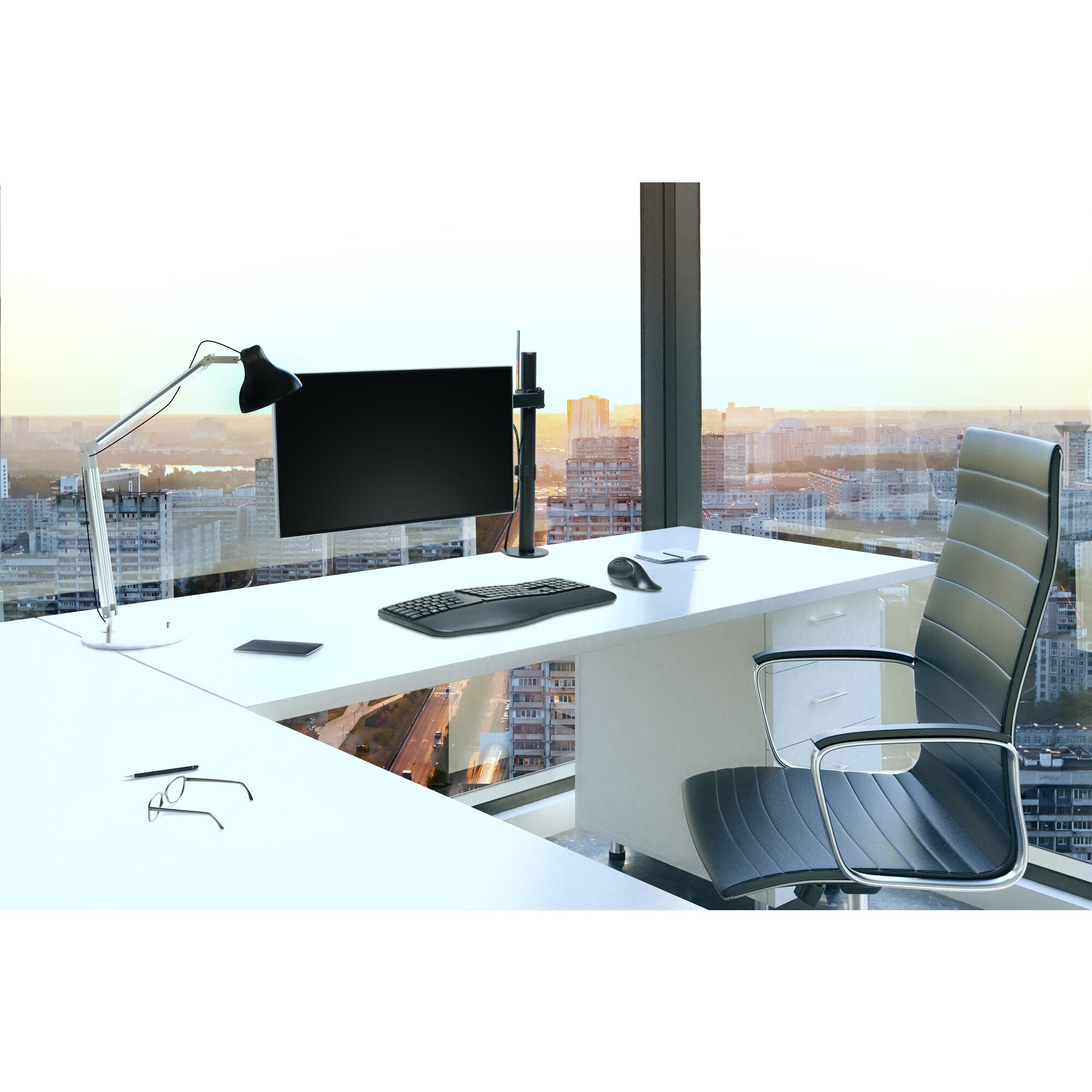 SmartFit Ergo Single Monitor Arm - Long