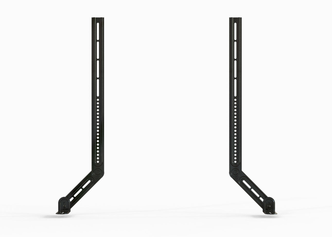 Peerless Universal UC/VC Soundbar Mount for 55in to 85in single displays and 55in to 75in dual displays