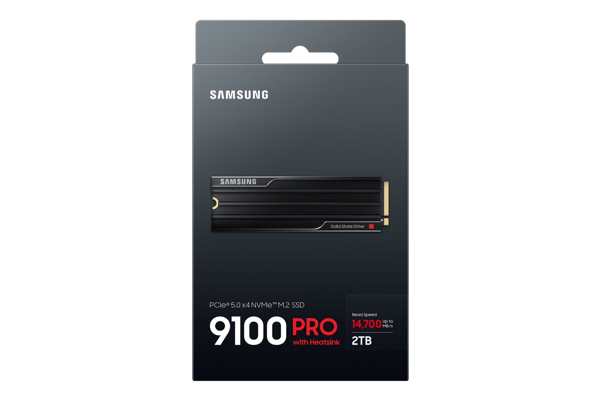 9100PRO 2TB SSD M.2 NVMe PCIe 5 Heatsink