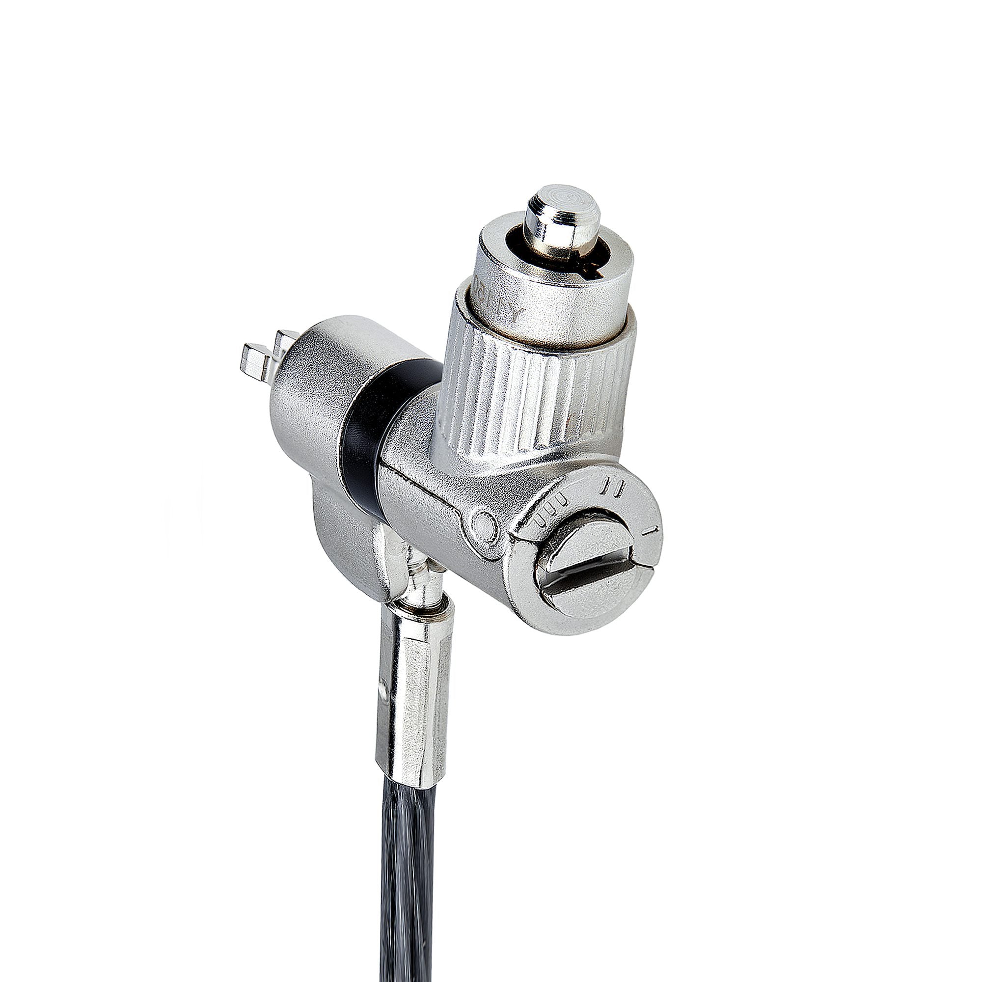3-in-1 Laptop Lock 6.6ft Security Cable