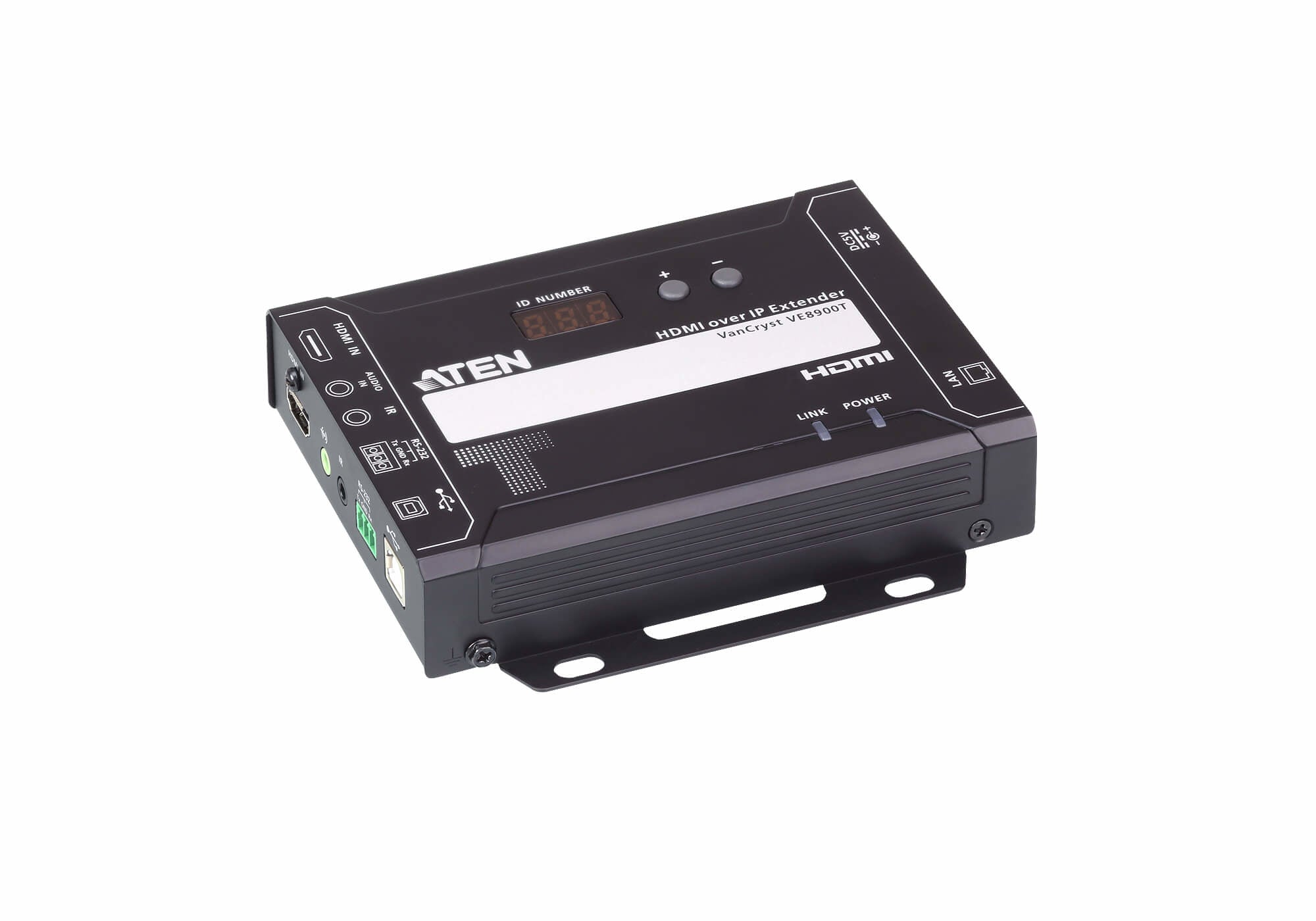 ATEN VE8900T-AT-G extension audio/video Émetteur AV Noir