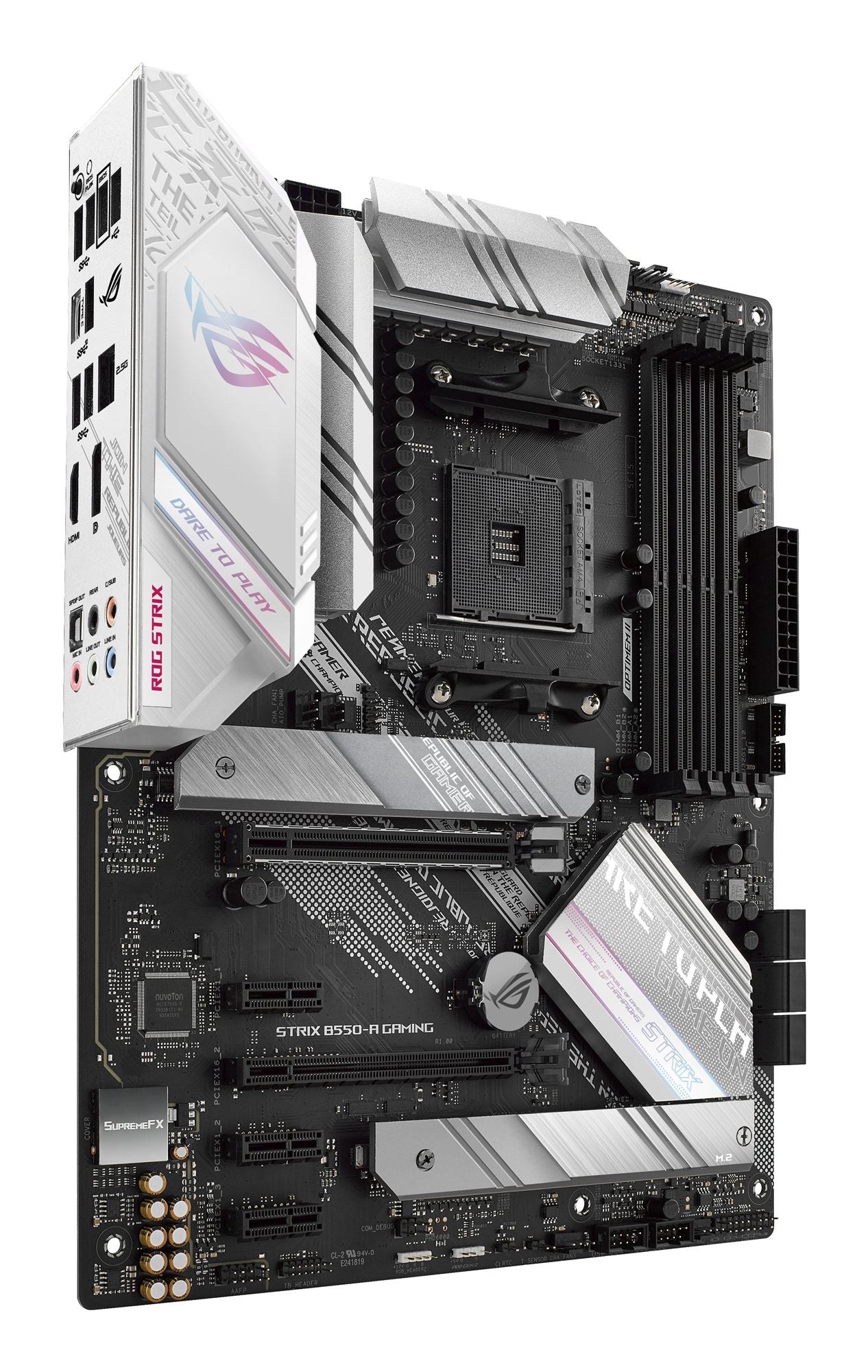 ASUS ROG STRIX B550-A GAMING AM4 ATX MB AMD Socket AM4 for 3rd Gen AMD Ryzen 4xDIMM 1xDP 1.2 1xHDMITM 2.1