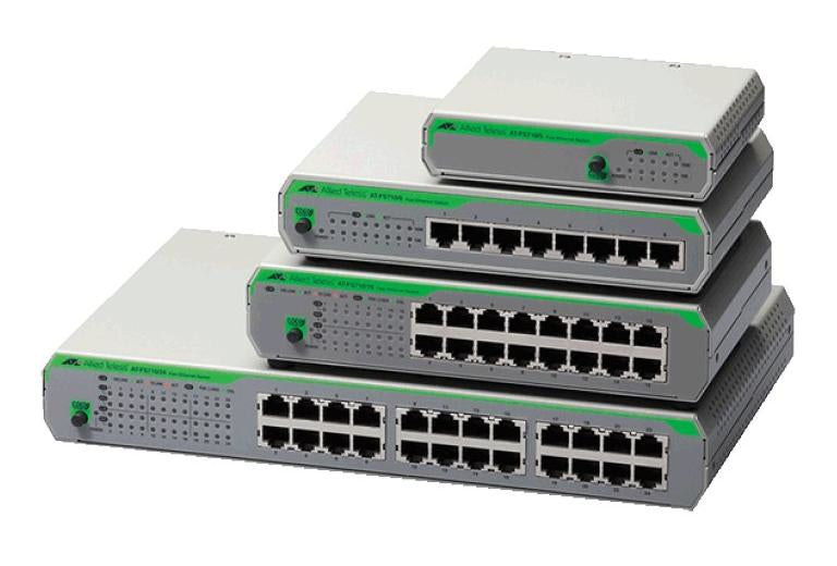 ALLIED AT-FS710/8 SWITCH 8 PORTS 10/100 METAL