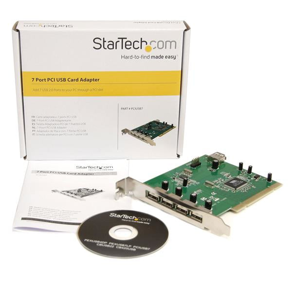 7 Port PCI USB Card Adapter