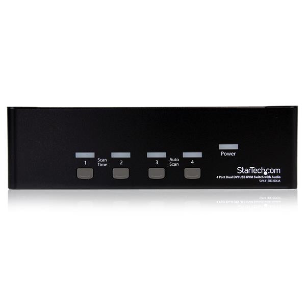4 Port Dual DVI USB KVM Switch