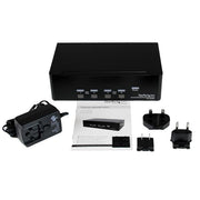 4 Port Dual DVI USB KVM Switch