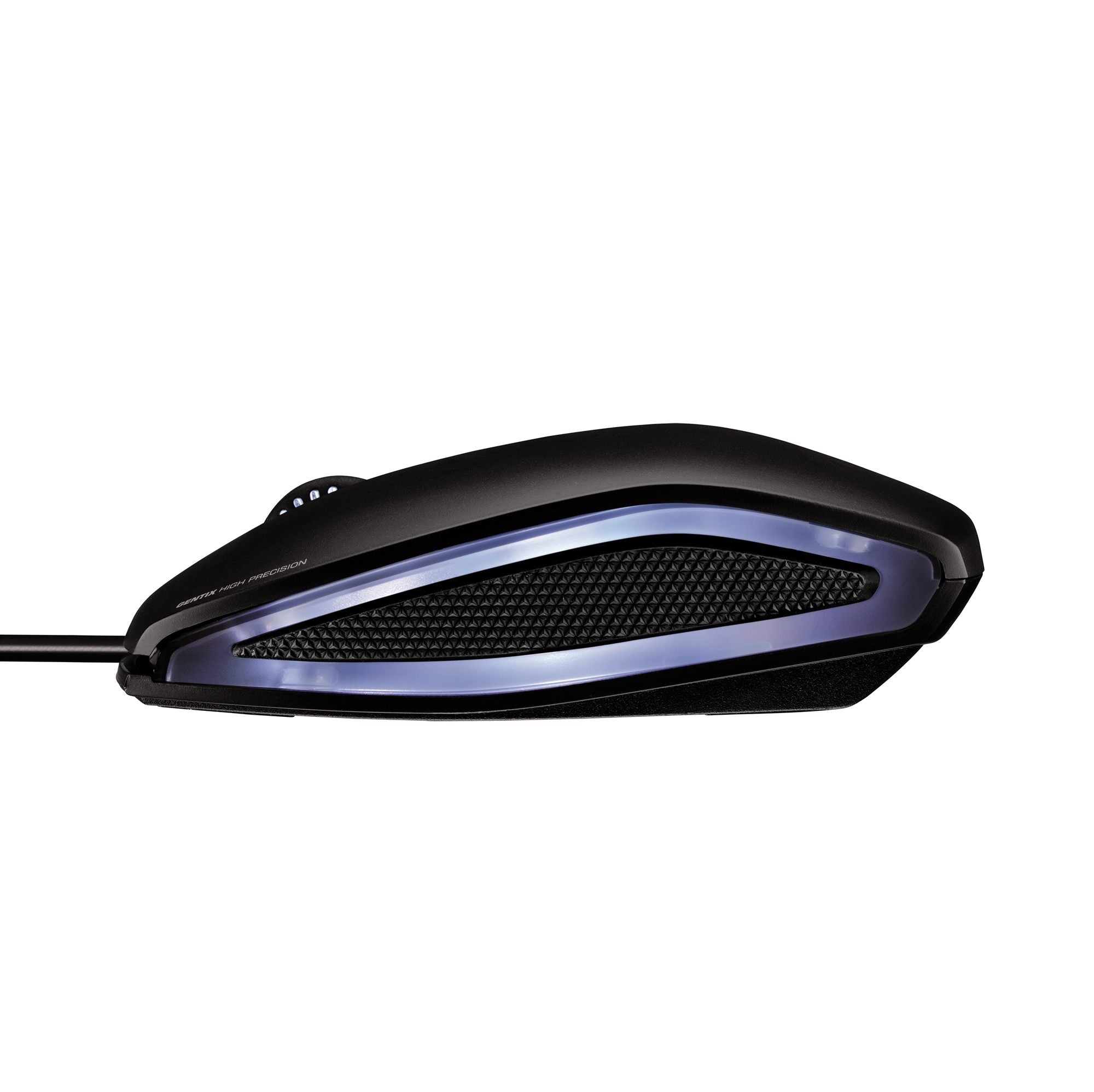 CHERRY Souris Gentix Illuminated USB bleue/noire