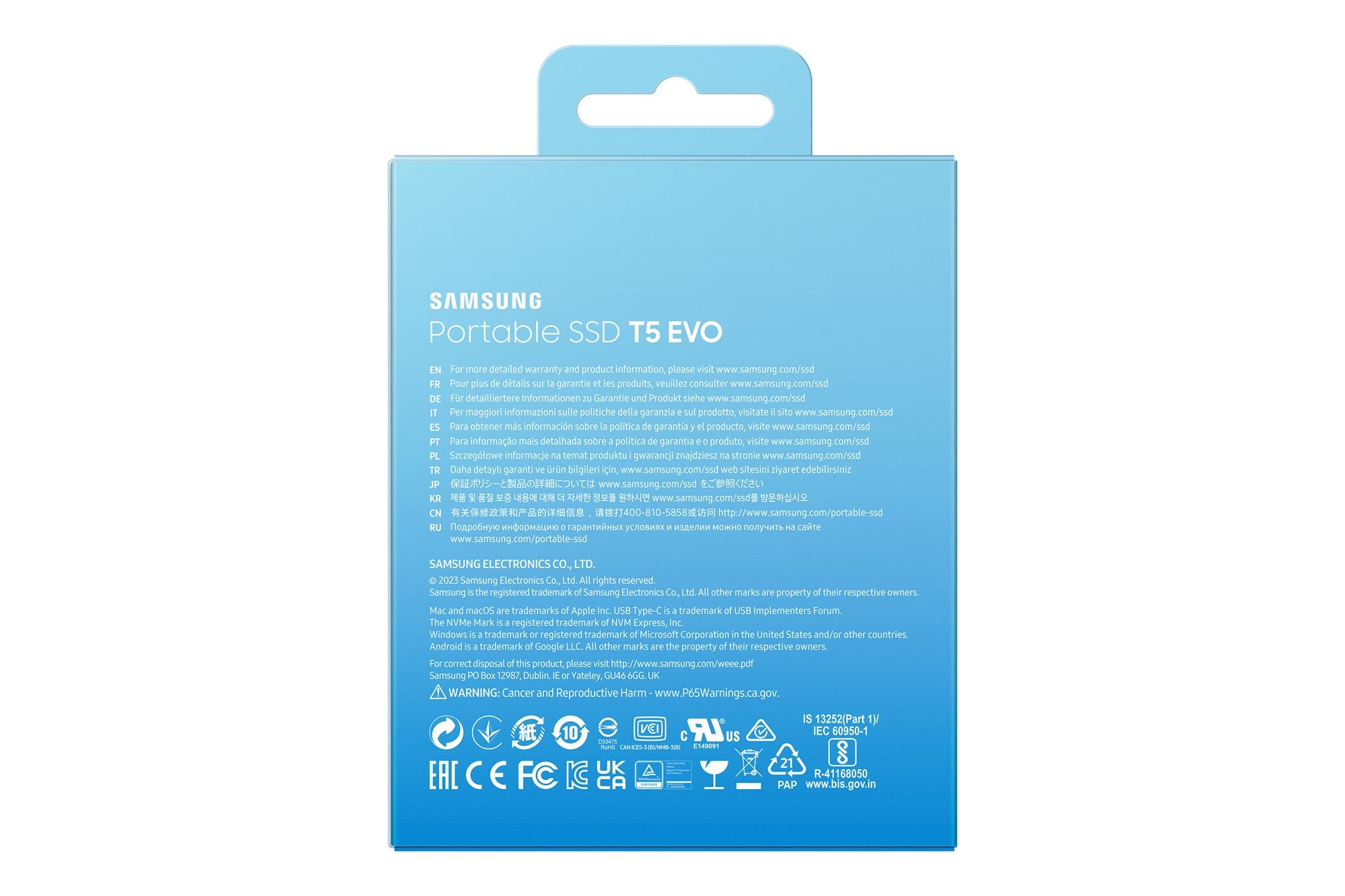Samsung MU-PH2T0S 2 To 3.2 Gen 1 (3.1 Gen 1) Noir