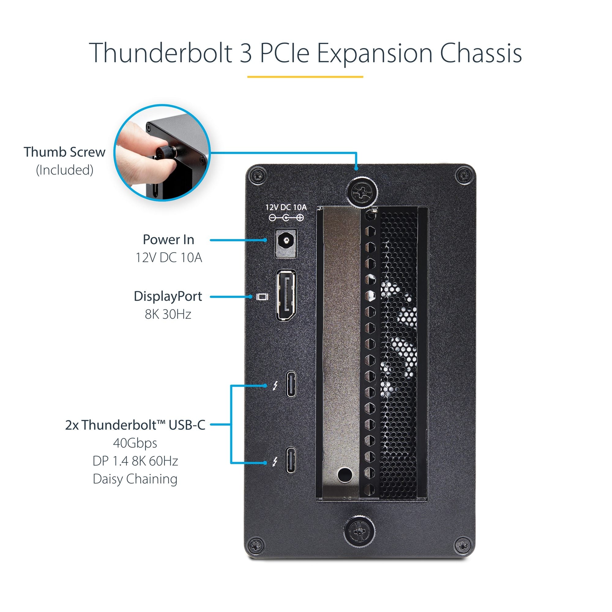 Thunderbolt 3 PCIe Enclosure Box