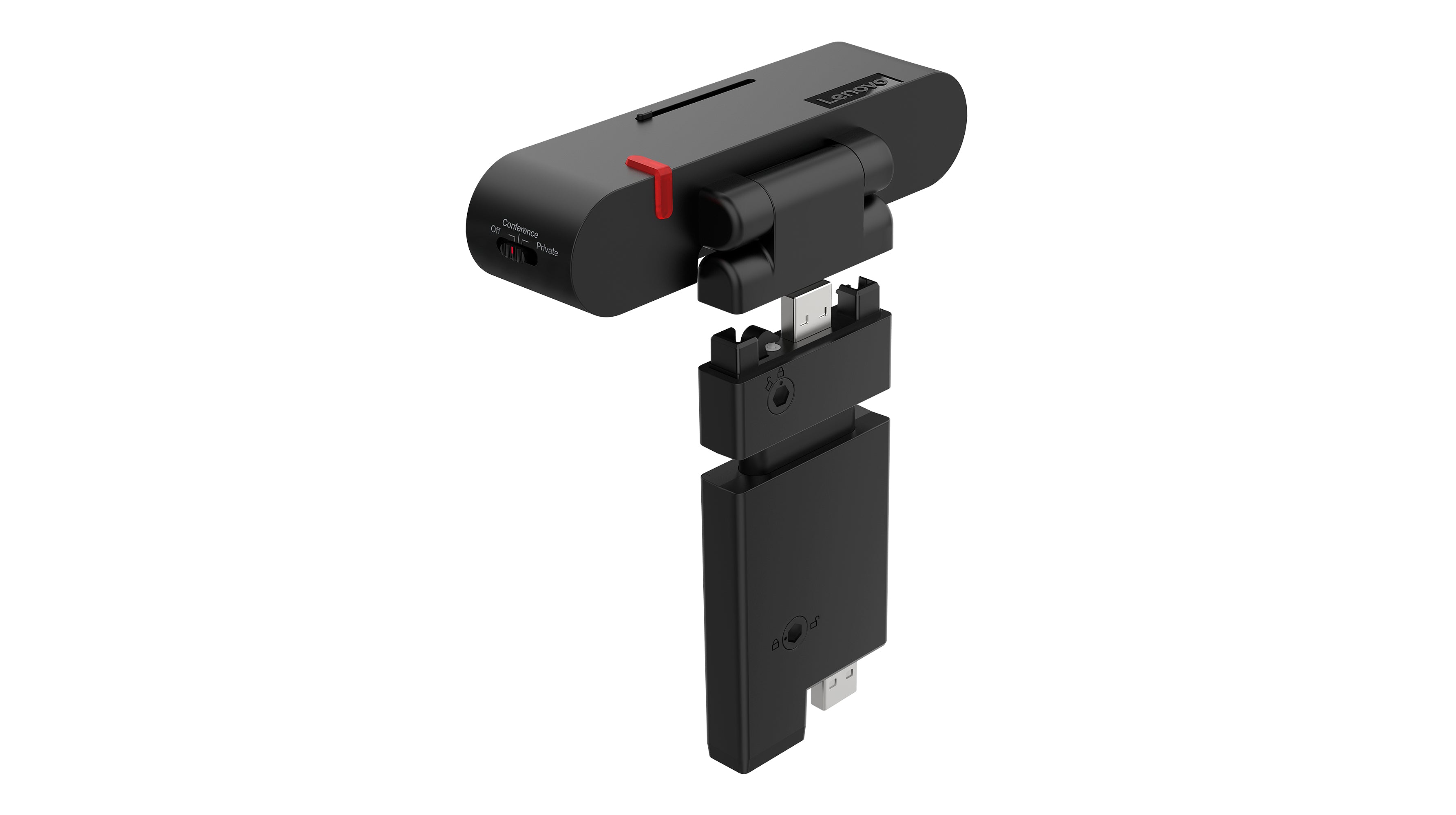 LENOVO ThinkVision MC60 S Monitor Webcam Short stack for P24h-30 P24q-30 T34w-30 P49w-30 Monitors
