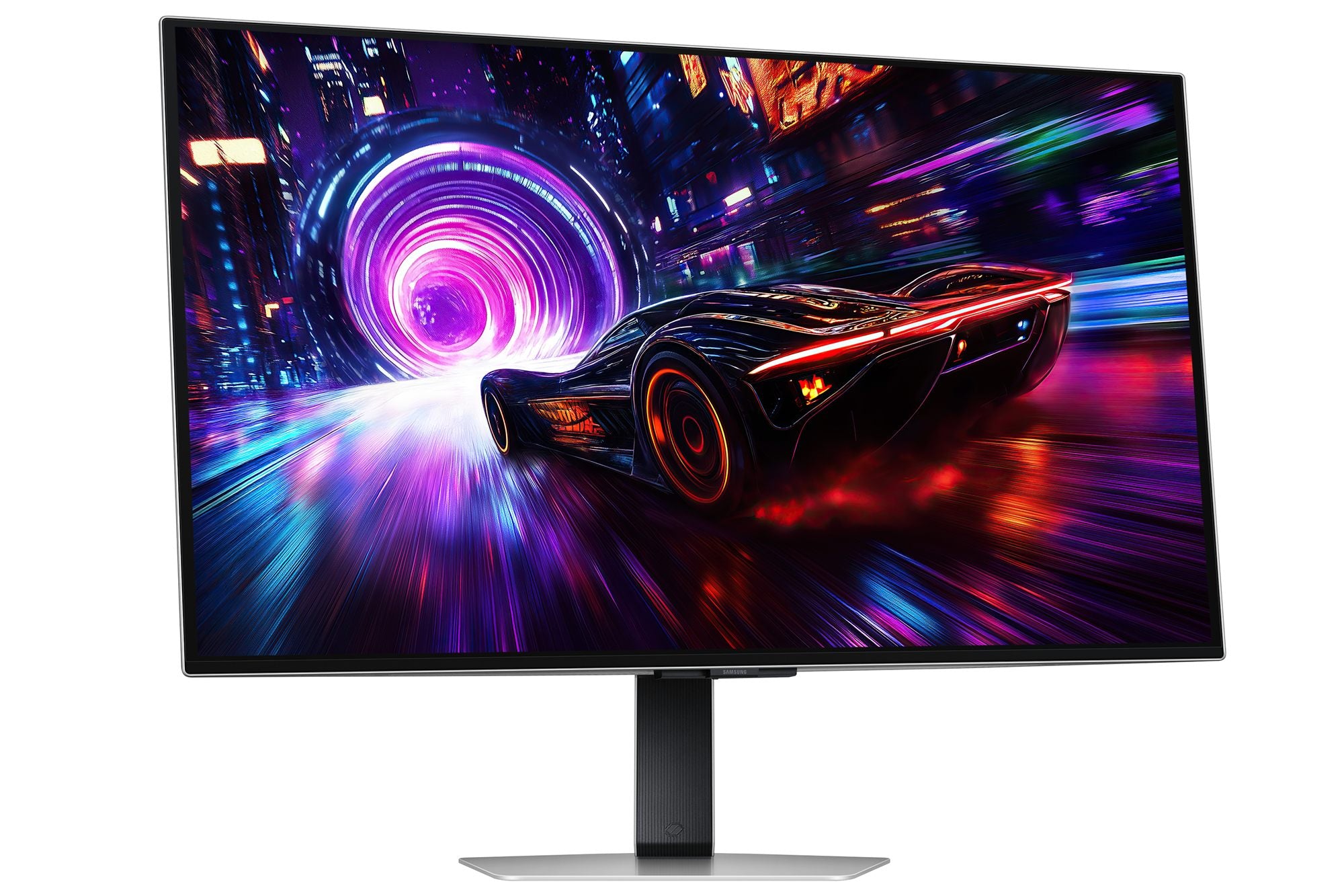 "Samsung G81SF écran plat de PC 81,3 cm (32"") 3840 x 2160 pixels 4K Ultra HD OLED Argent"