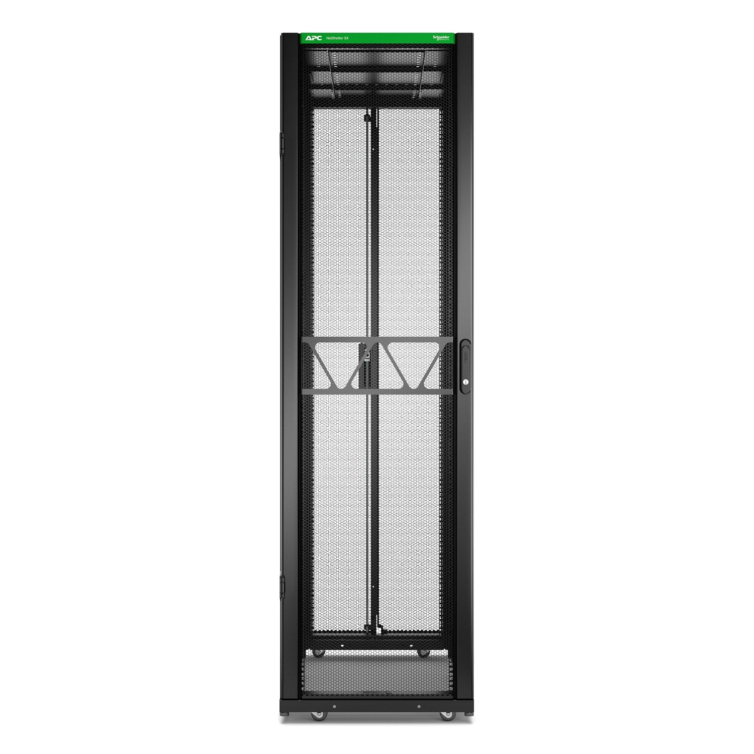 APC NetShelter SX Gen 2 Rack cabinet 2124H x 600W x 1200D mm with sides floor-standing Black 45U 19 TAA Compliant