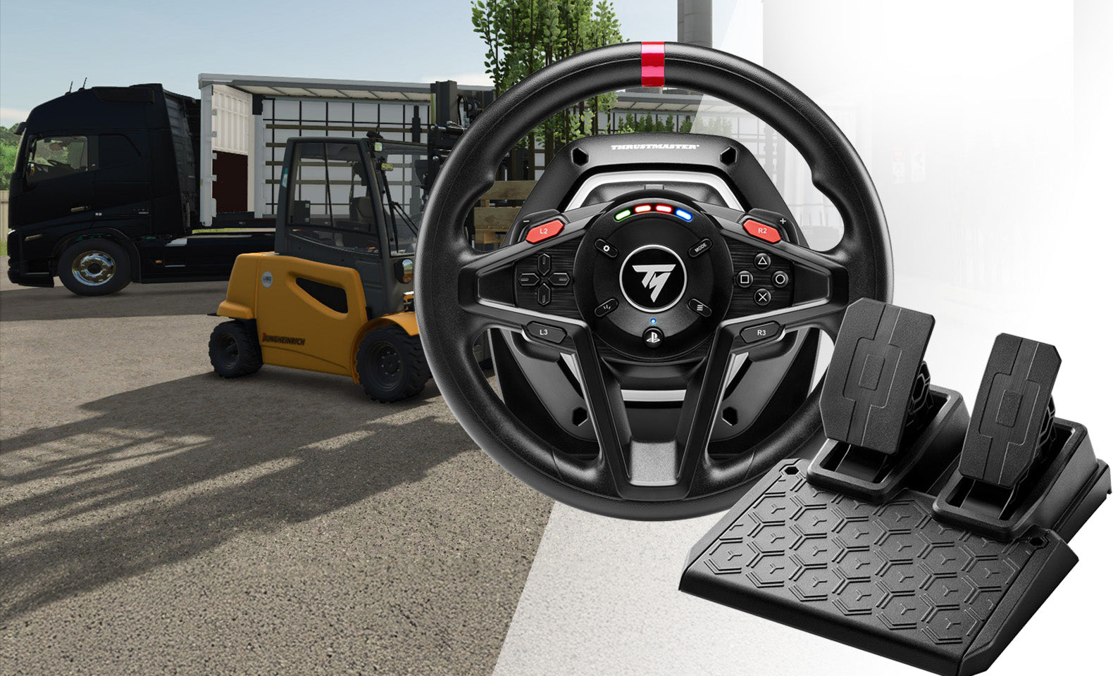 THRUSTMASTER T128-P Simtask Farming Pack pour PS5 et PC