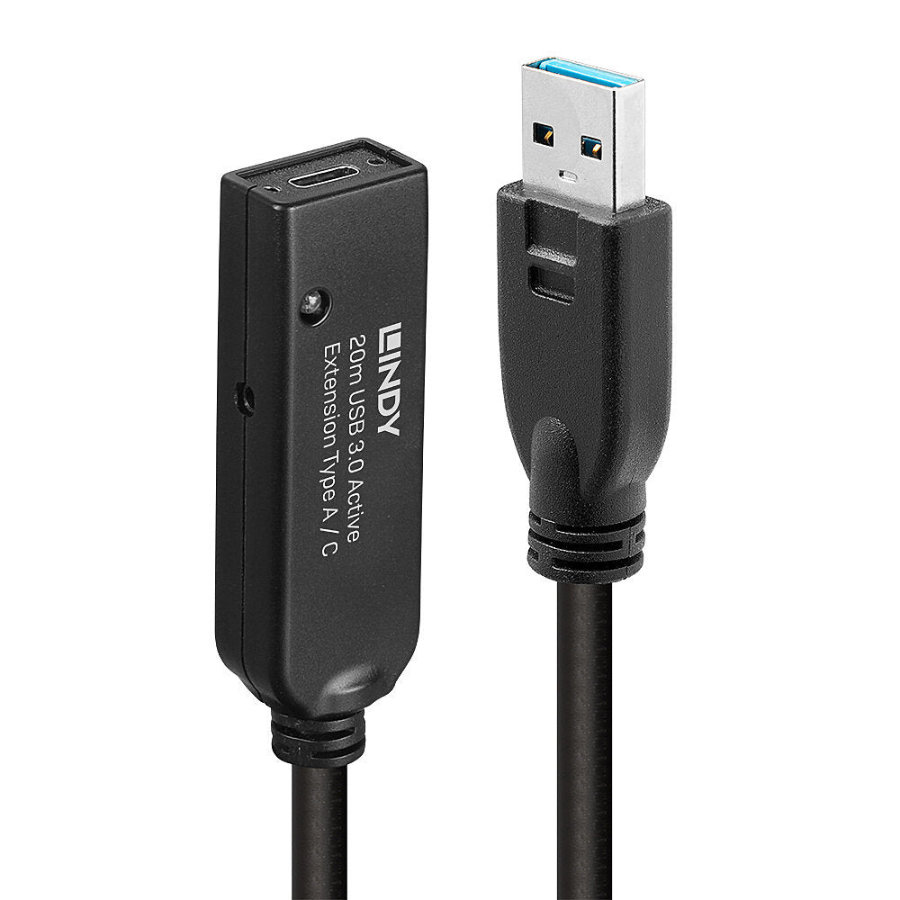 LINDY 20m USB 3.0 Active Extension Type A to C