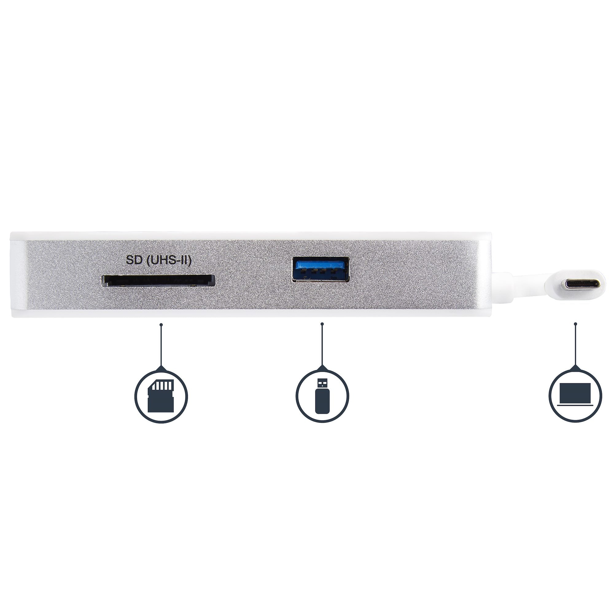 Multiport Adapter USB C HDMI SD UHS-II