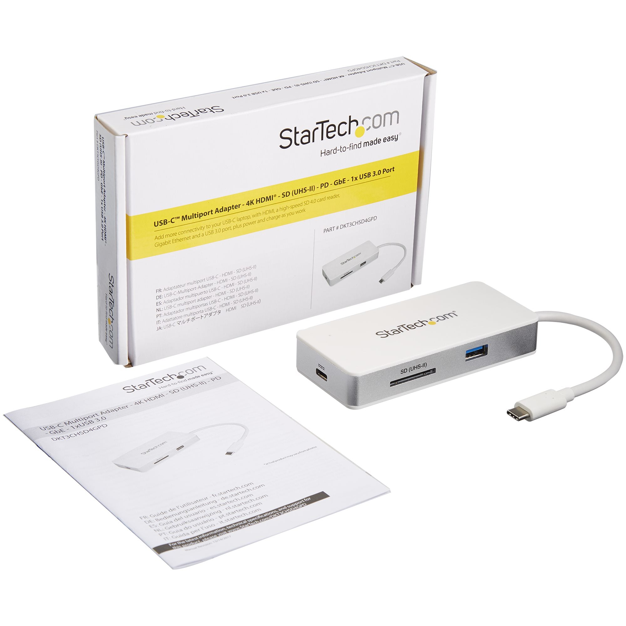 Multiport Adapter USB C HDMI SD UHS-II