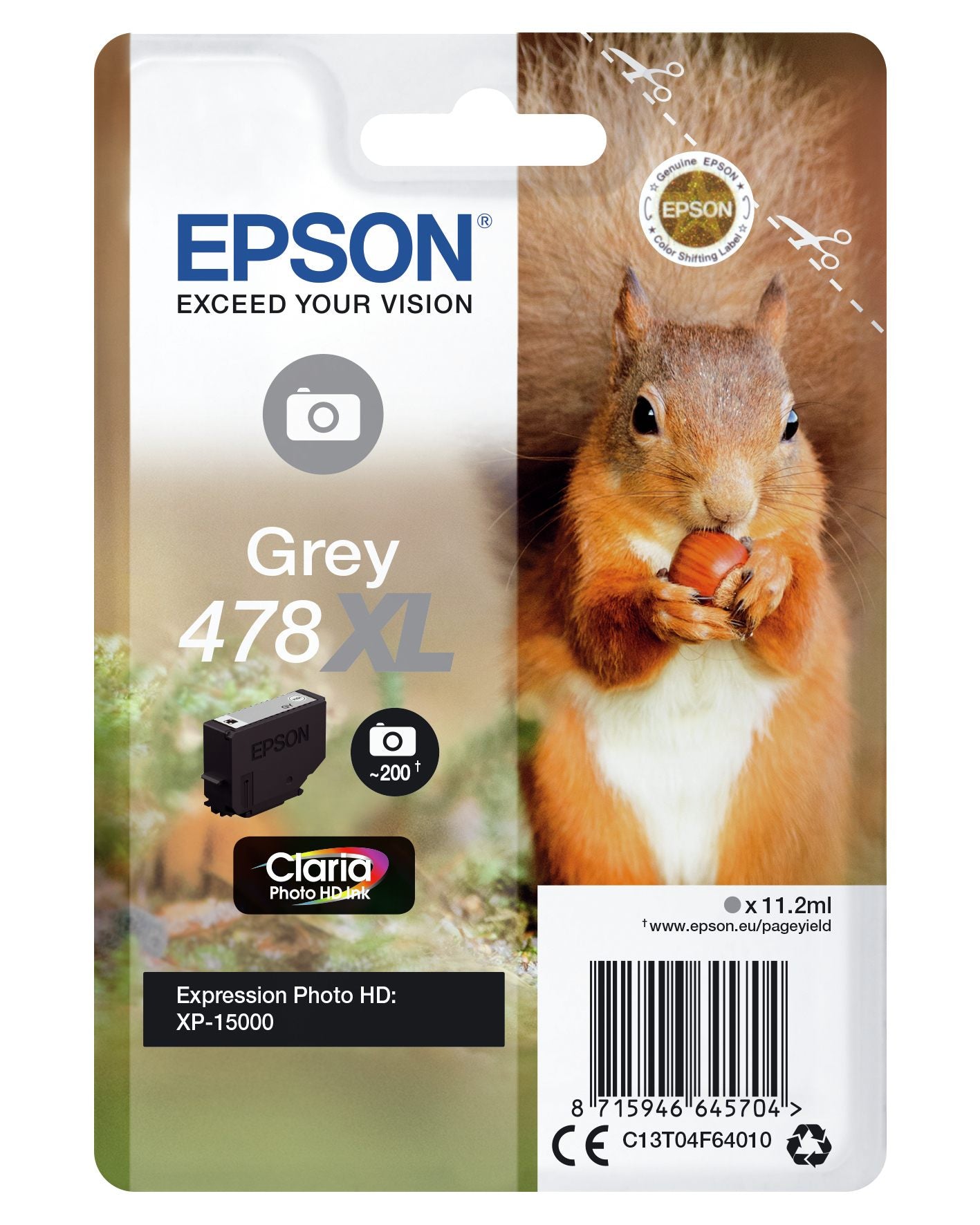 Ink/478XL Squirrel 11.2ml GY
