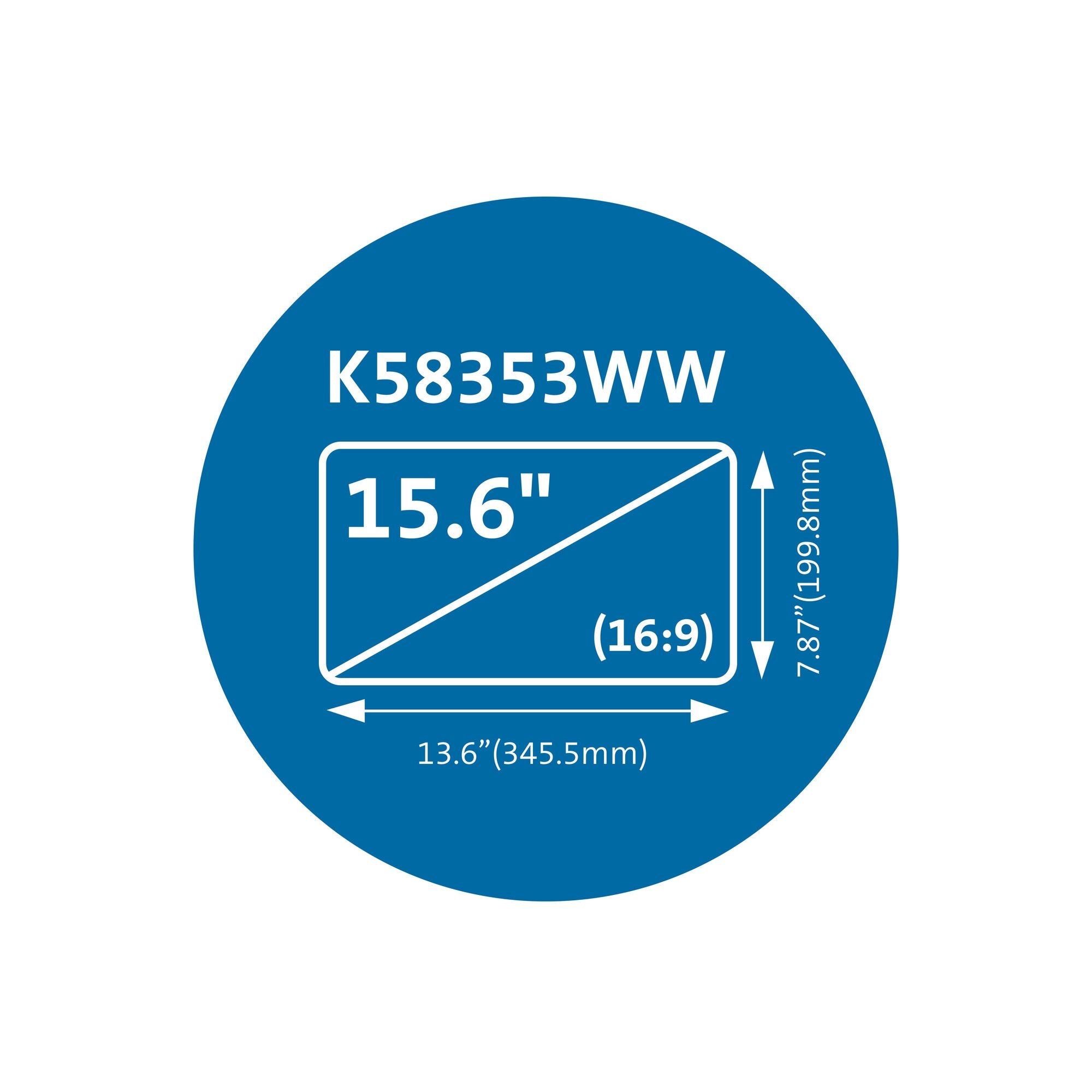 Magn Priv Scr Filt f 15.6 16:9 Laptop