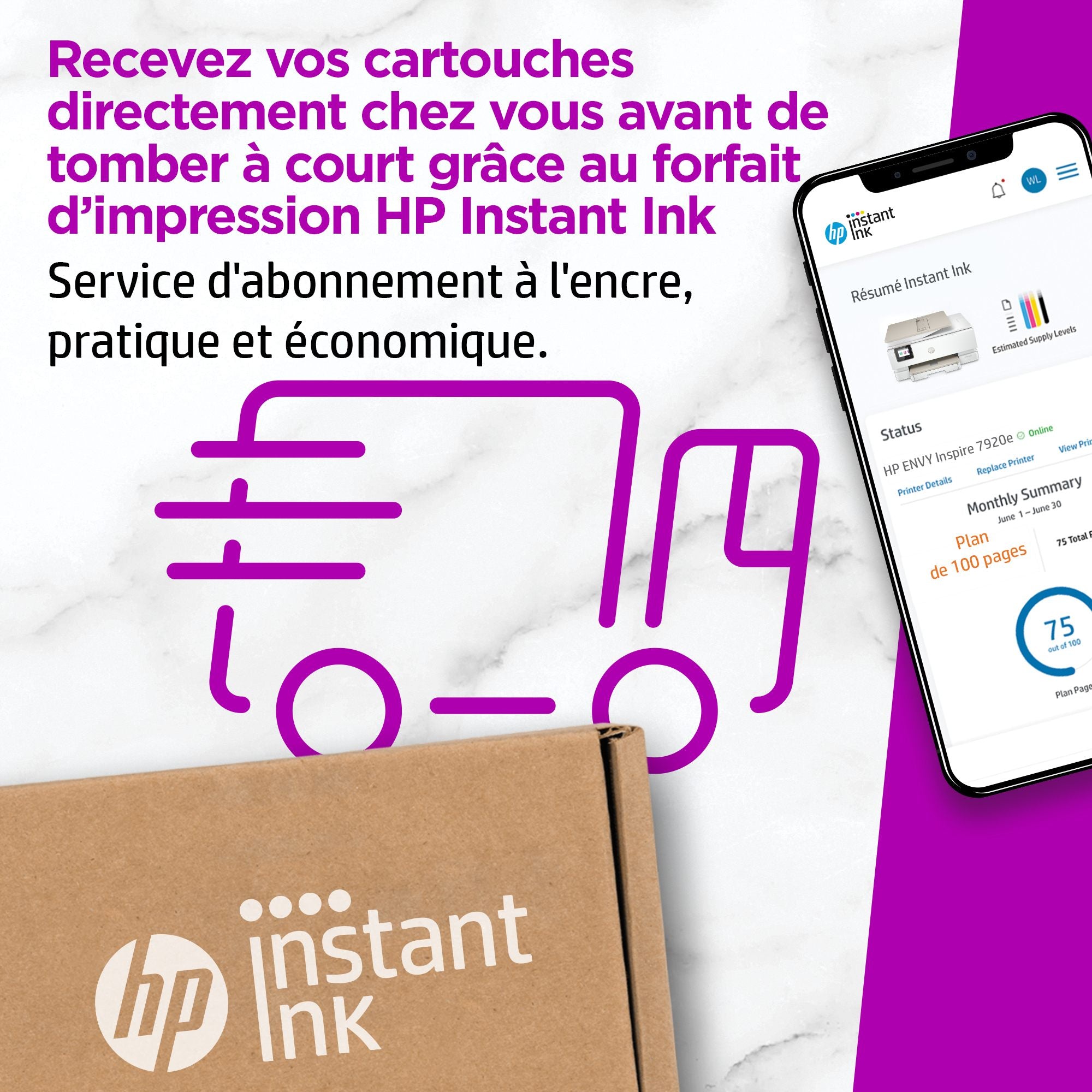 HP ENVY Imprimante tout-en-un HP Inspire 7920e, Couleur, Imprimante pour Maison et Bureau a domicile, Impression, copie, numérisation, Sans fil  HP+  Éligibilit