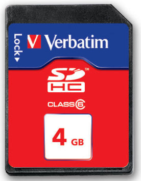 SD Card High Capacity 4GB Class 6