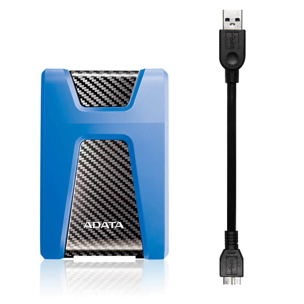 "Disque dur externe ADATA HD650 1 To 2,5"" Micro-USB B 3.2 Gen 1 (3.1 Gen 1) Bleu"