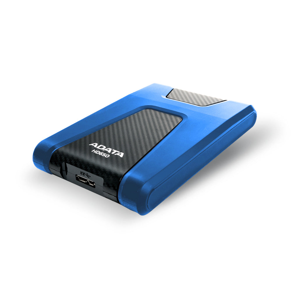 "Disque dur externe ADATA HD650 1 To 2,5"" Micro-USB B 3.2 Gen 1 (3.1 Gen 1) Bleu"