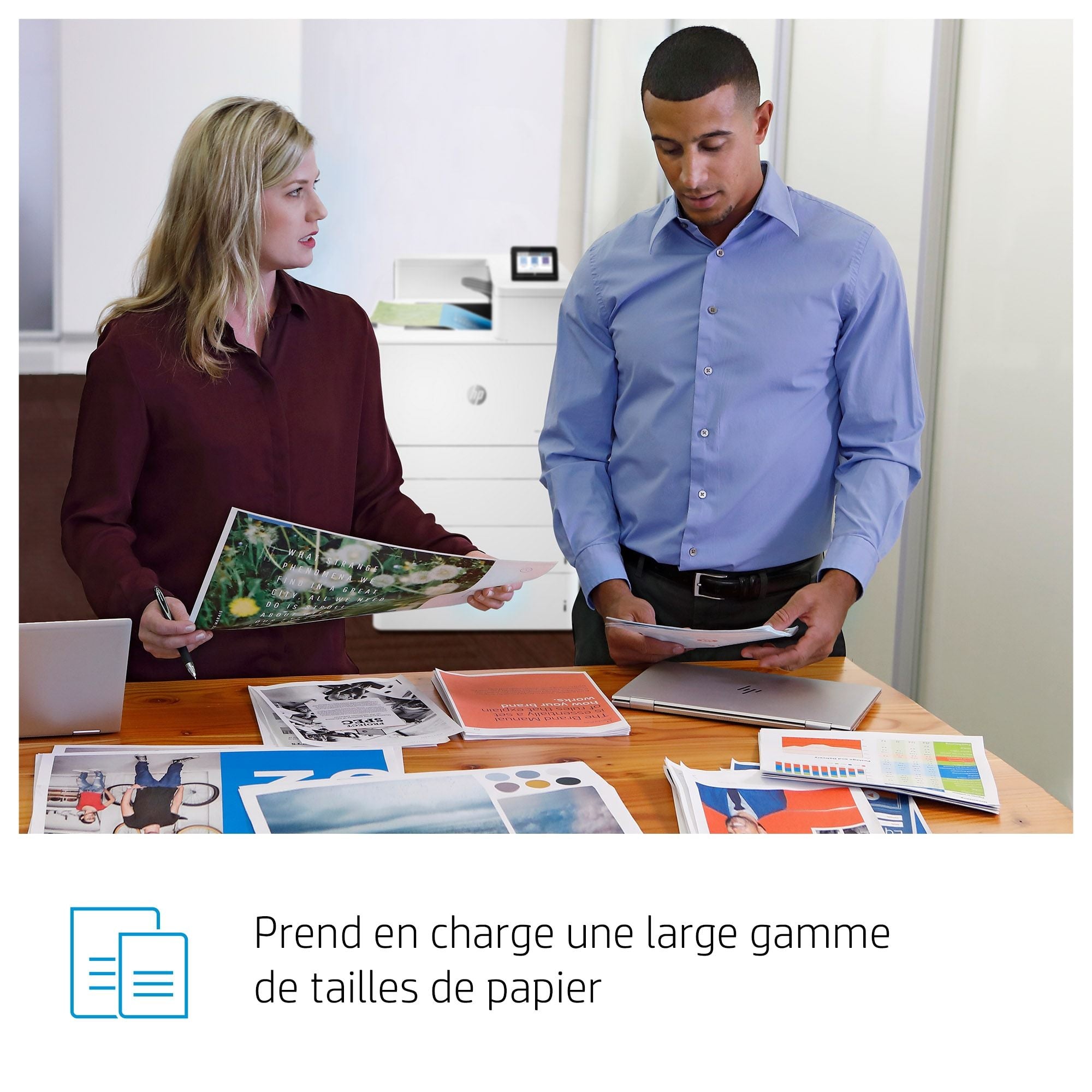 HP Color LaserJet Enterprise M856dn Printer colour Duplex laser A3 1200x1200dpi 56ppm mono 56ppm colour 650sheets USB LAN