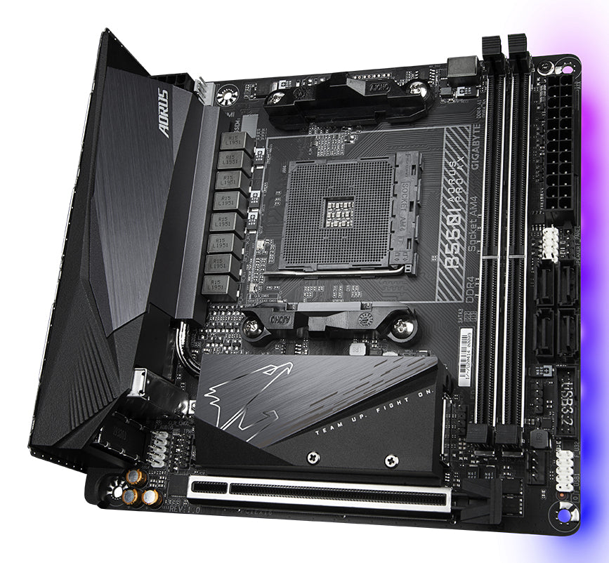 GIGABYTE B550I AORUS PRO AX carte mere AMD B550 Emplacement AM4 mini ITX