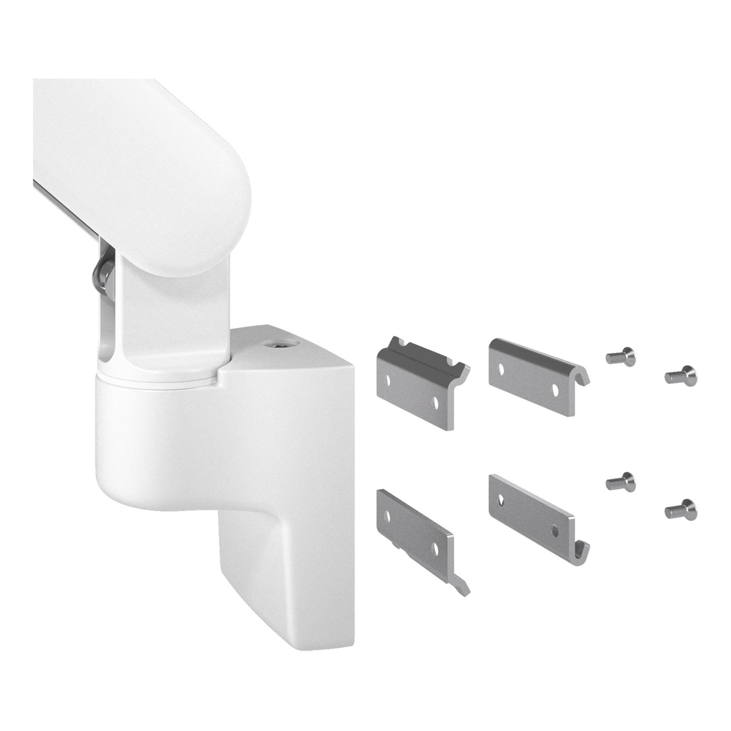 DATAFLEX Supports pour écran sur rail Viewprime 65.510 blanc
