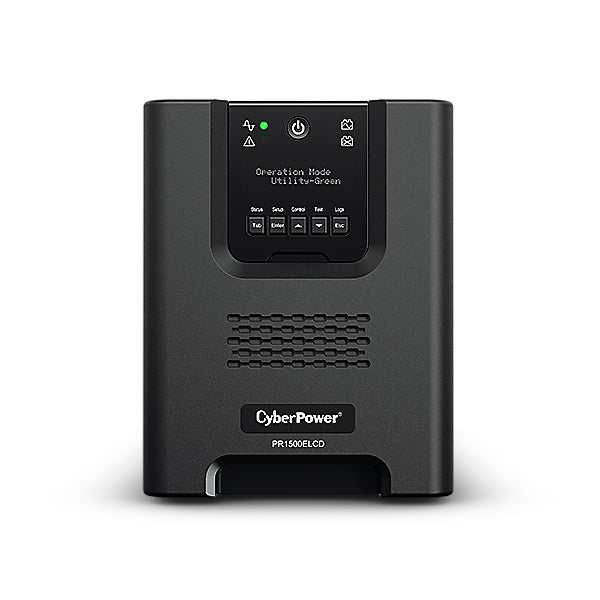 CyberPower PR1500ELCD alimentation d'énergie non interruptible 1,5 kVA 1350 W 8 sortie(s) CA