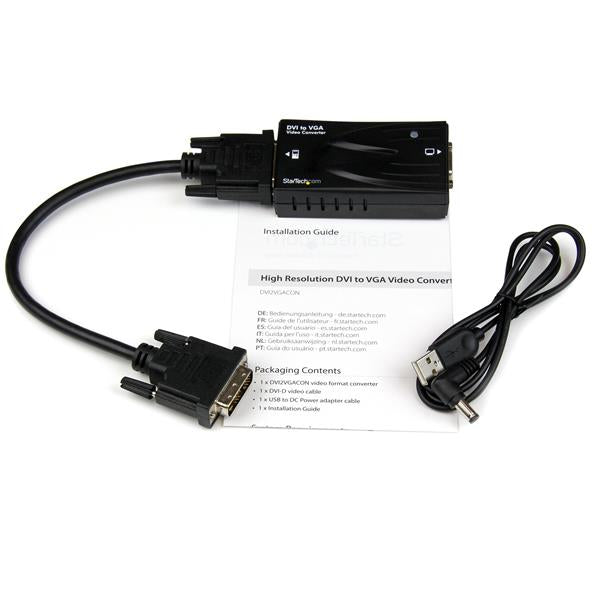 High Res Video DVI to VGA Converter