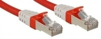 LINDY S/FTP Cat.6A Cable Red 3m LSOH incl. Testprotocol