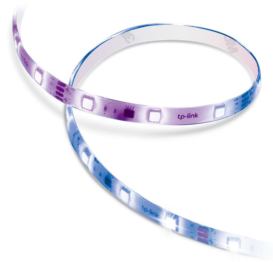 TP-LINK Tapo Smart Light Strip Multicolor 2.4 GHz Wi-Fi 802.11b/g/n one 16.4 ft/5m LED light strip cut to size every 10cm