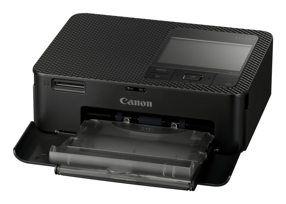 CANON SELPHY CP1500 Printer colour dye sublimation 148x100mm 0.41 min/page colour USB Wi-Fi Black