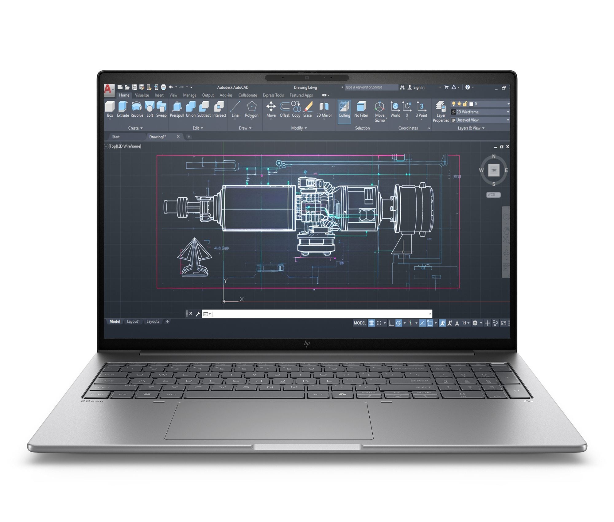 HP ZBook 8 G1i Intel Core Ultra 7 255H 16p WUXGA 32Go 1To Intel Arc 140T W11P 3/3/3
