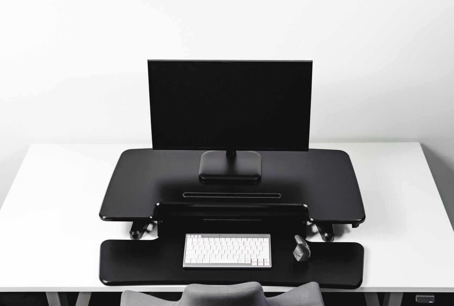 BAKKERELKHUISEN Support bureau assis-debout Riser 2 Noir