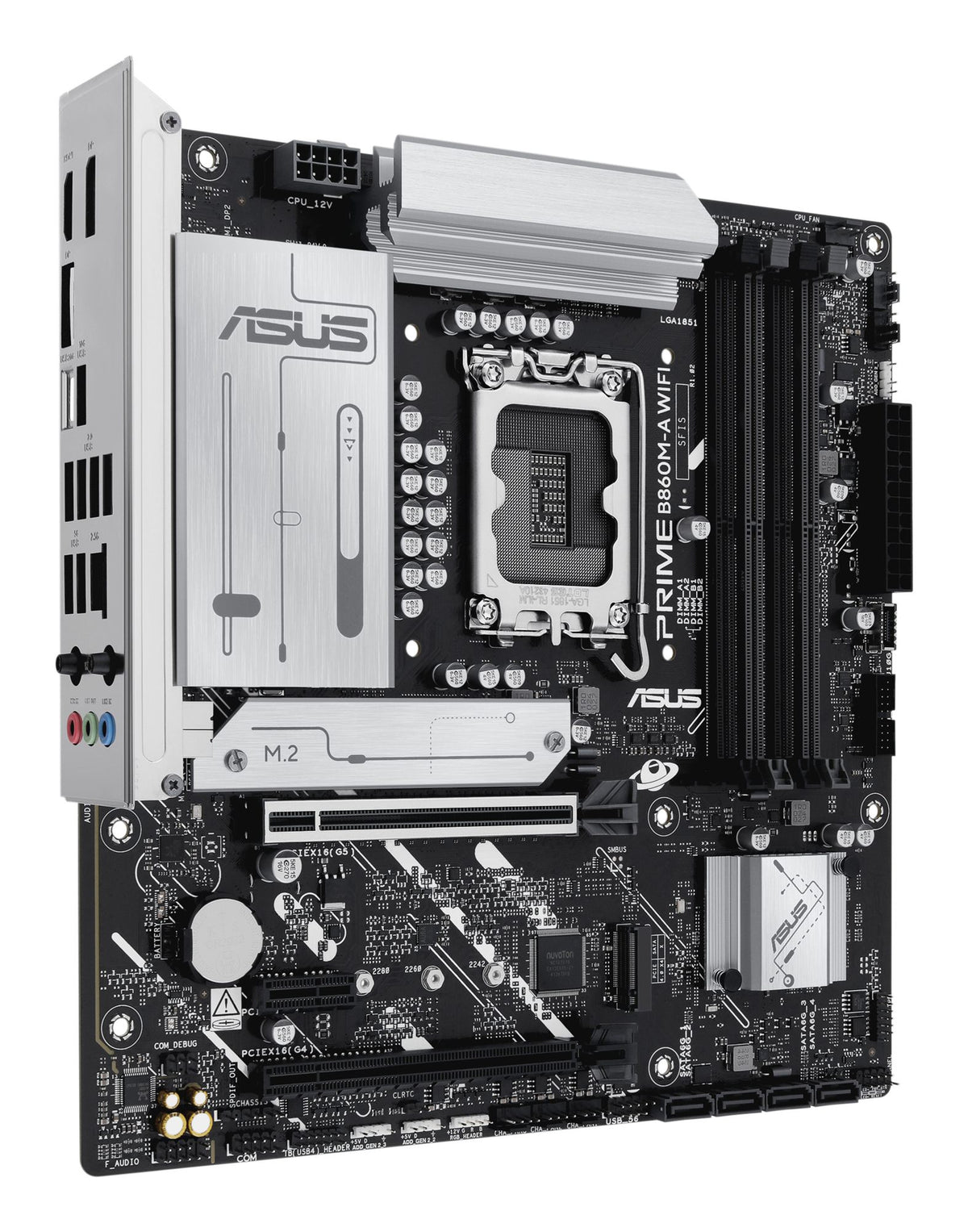 ASUS PRIME B860M-A WIFI LGA1851 DDR5 micro ATX MB 1xHDMI 2xDP 2xM.2 4xSATA