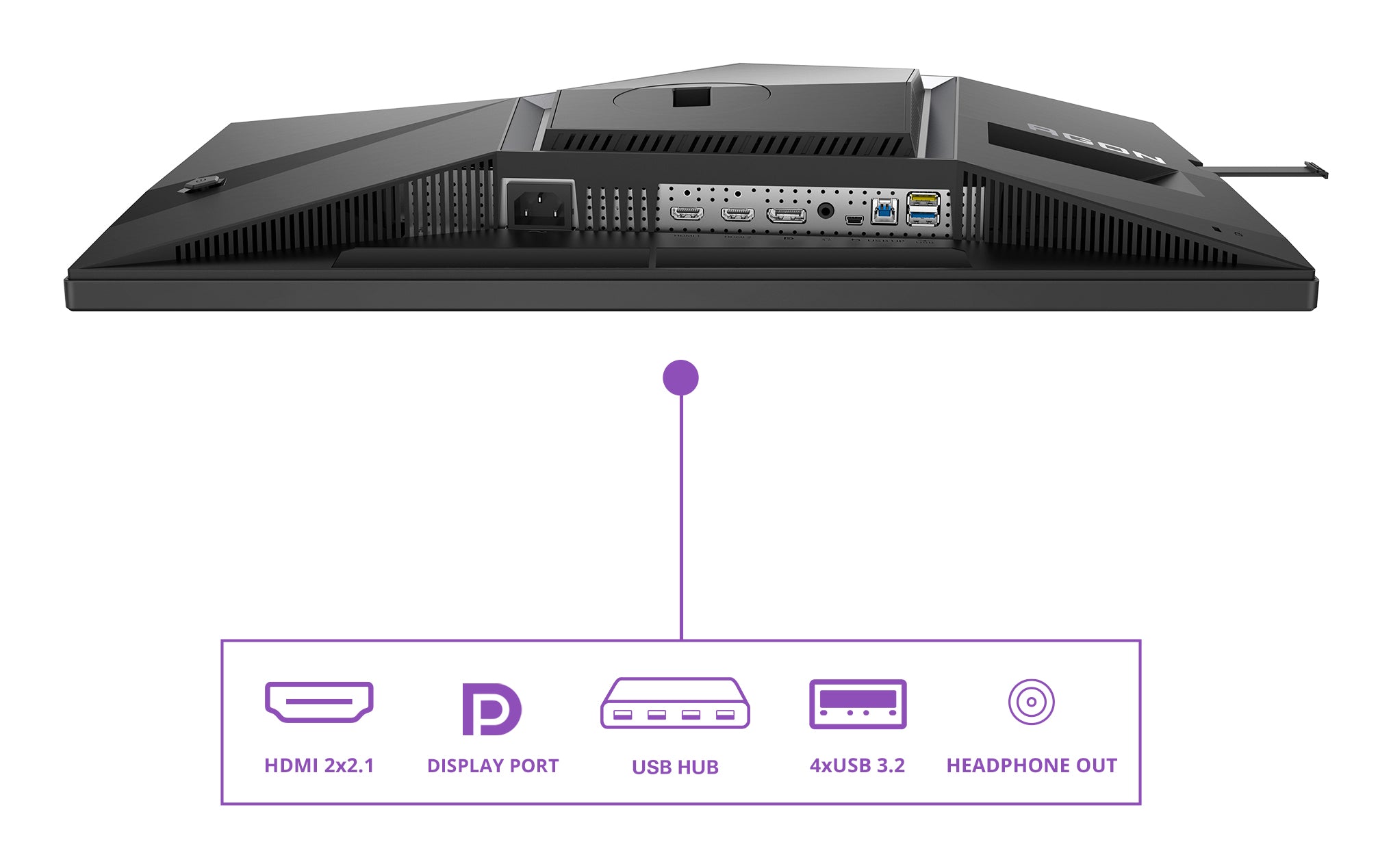 AOC AG246FK6 24.1p FHD Fast TN 610Hz 0.5ms 500cd/m2 HDMI2.1 DP USB 3.2 HUB USB PIVOT
