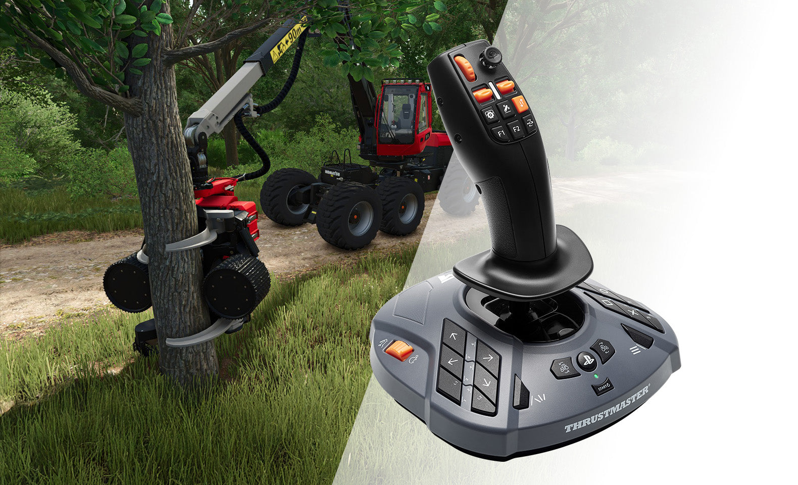 THRUSTMASTER T128-P Simtask Farming Pack pour PS5 et PC