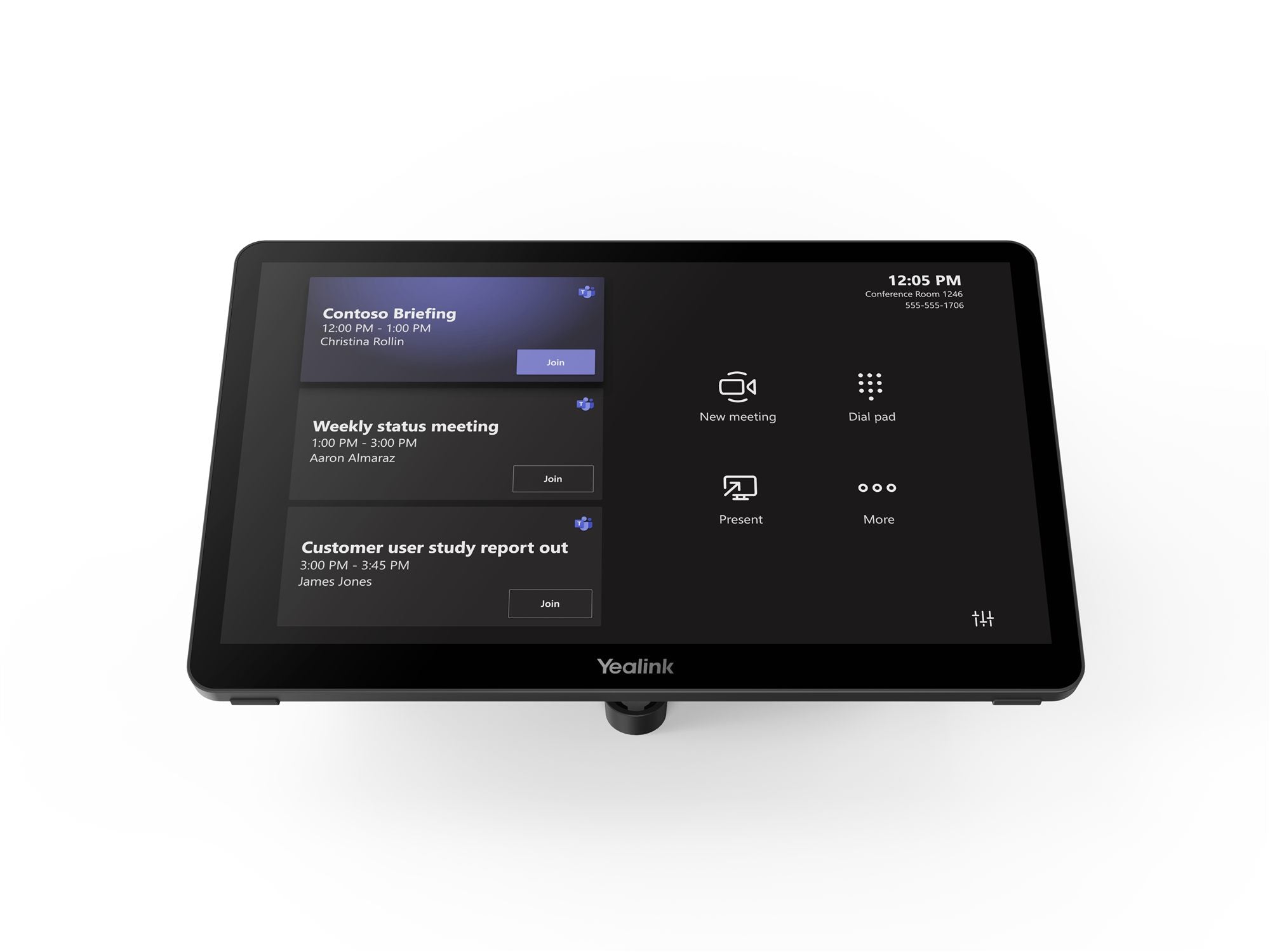Yealink Mtouch Plus Touch Panel 11.6in
