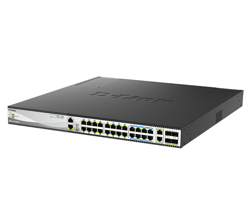 D-LINK Switch L3 Light 24ports Multigigabit PoE 16x 100M/1/2 5G PoE+ 8x 100M/1/2 5/5G PoE++ 60W & 2ports 100M/1/2,5/5/10GBASE-T