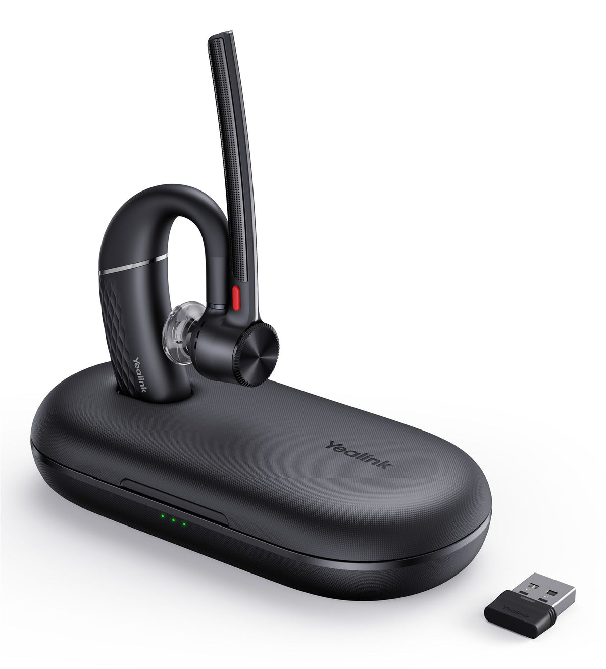 Yealink BH71 Pro Sans fil Crochets auriculaires Bureau/Centre d'appels USB Type-C Bluetooth Noir