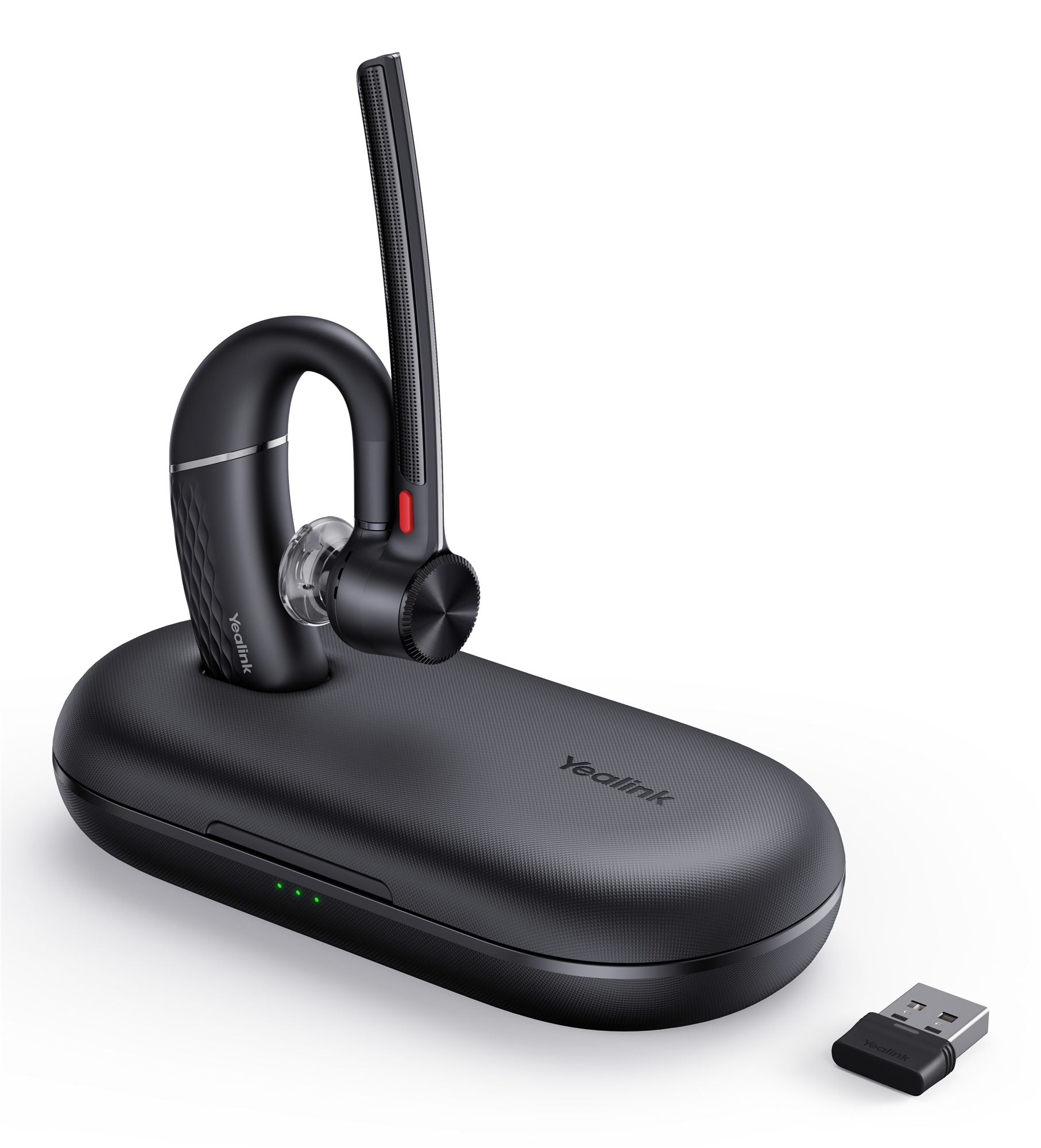 Yealink BH71 Pro Sans fil Crochets auriculaires Bureau/Centre d'appels USB Type-C Bluetooth Noir
