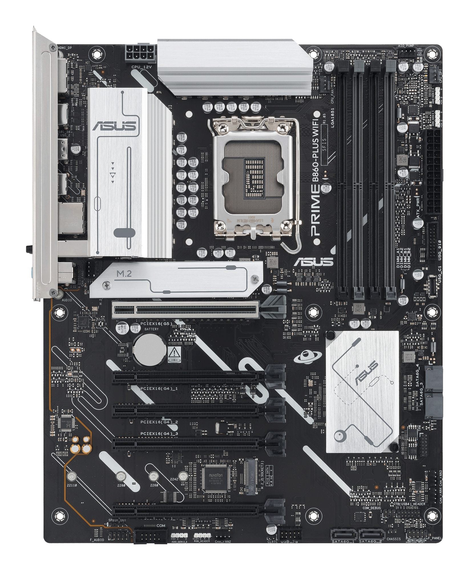 ASUS PRIME B860-PLUS WIFI LGA1851 DDR5 ATX MB 1xHDMI 1xDP 2xM.2 4xSATA