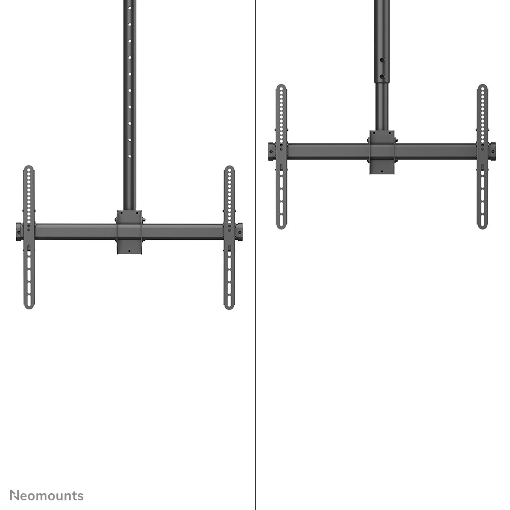 NEOMOUNTS CL35-440BL16L Support de plafond pour écran de 37-70p - h 106-156 cm