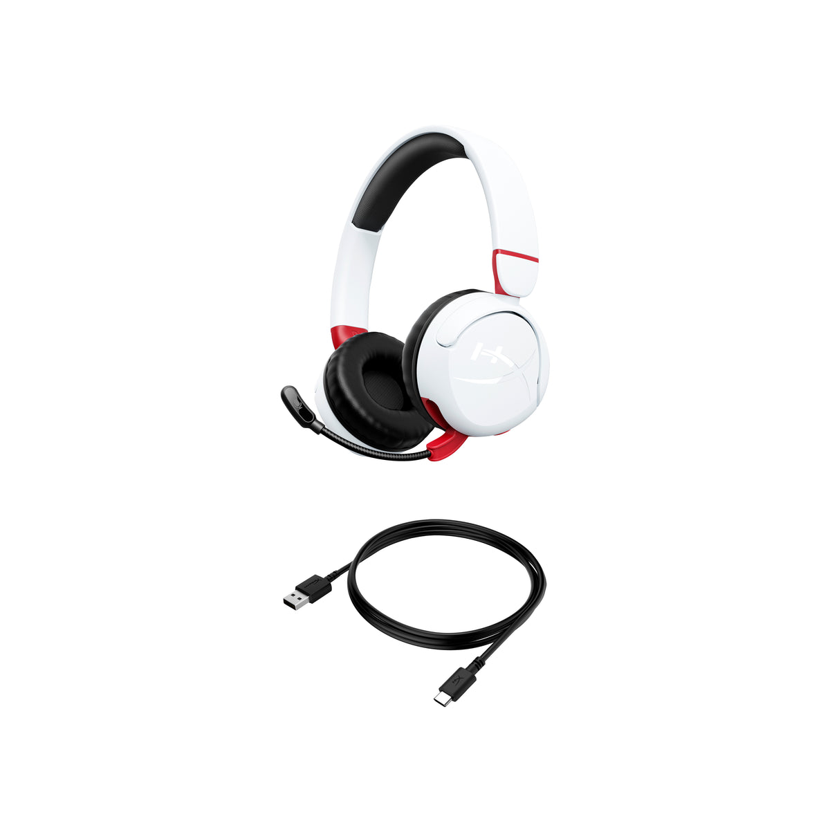 Casque sans fil HyperX Cloud Mini avec microphone, blanc