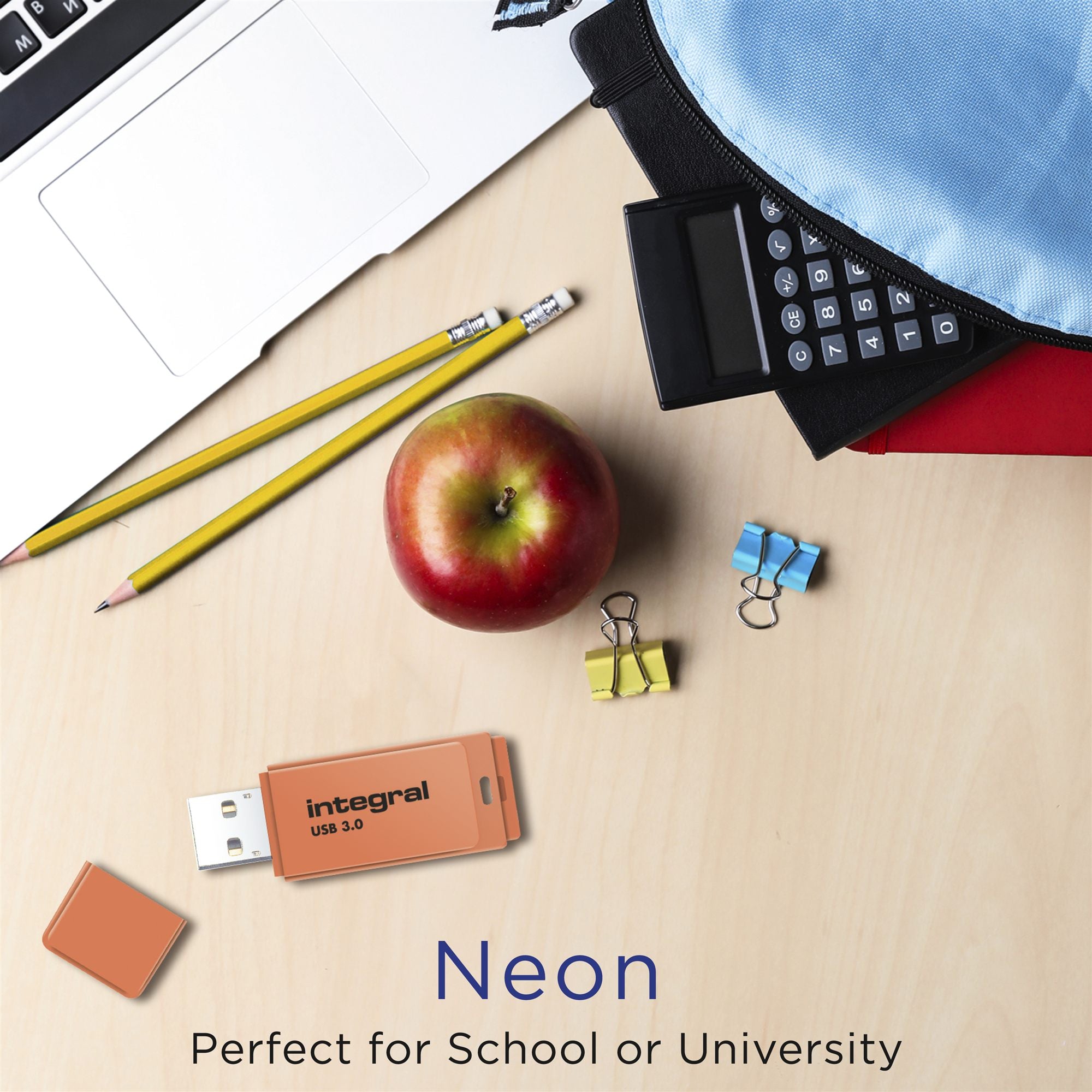 USB Flash Drive NEON USB 3.0 ORANGE 32GB