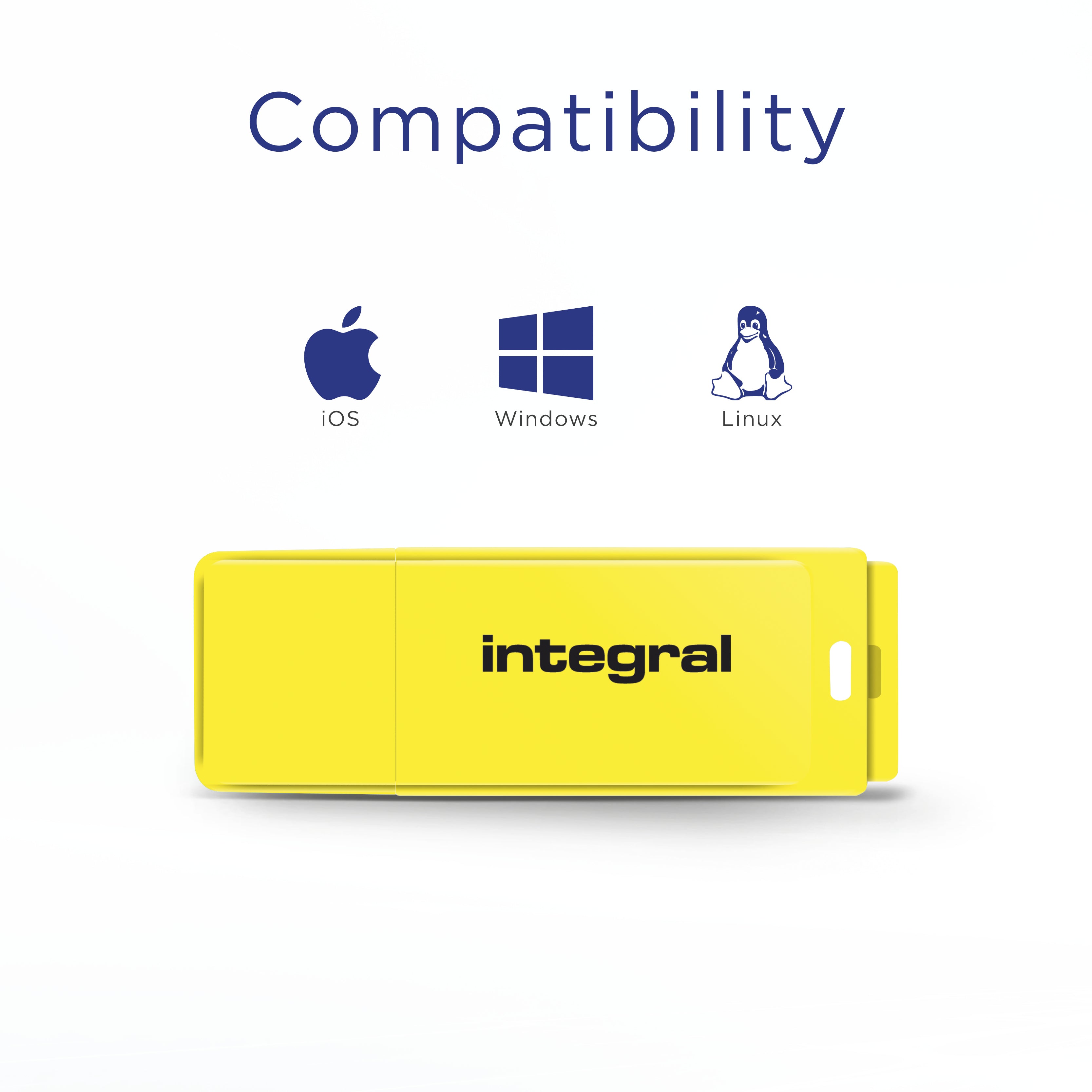 USB Flash Drive NEON 32GB Yellow