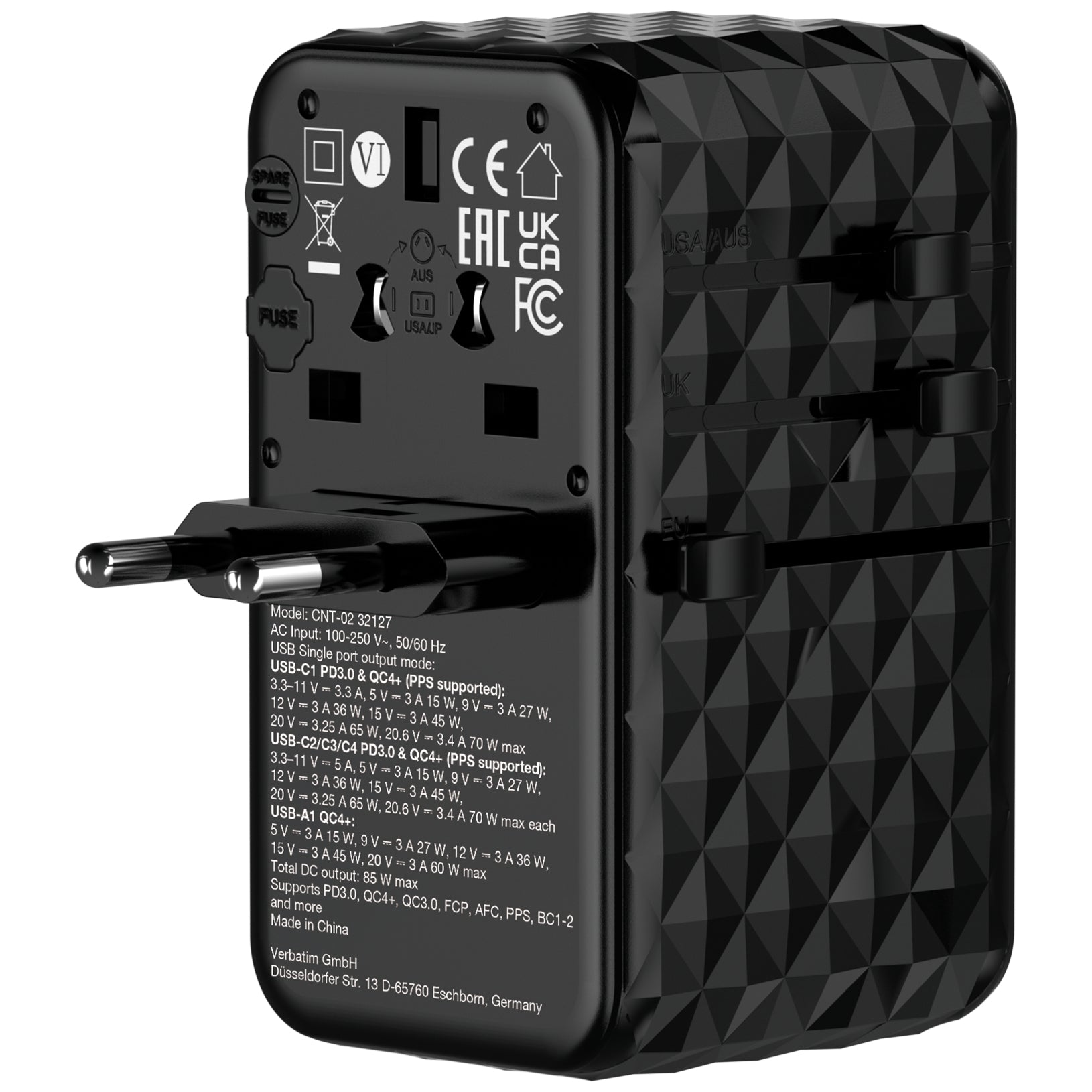 Charge ´n´ Travel Diamond 85W Retractabl